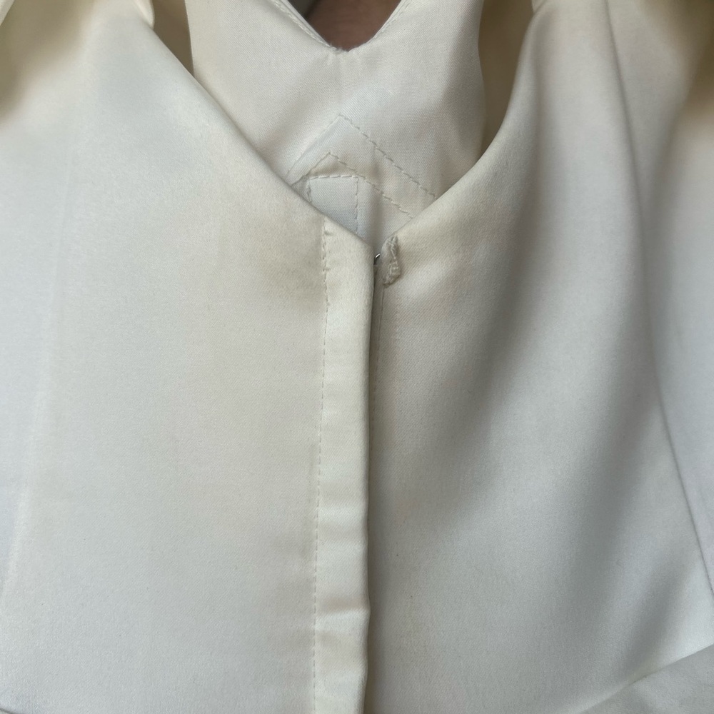 David's Bridal Elegant Cream Wedding Dress STYLE# WG3979 - Picture 8 of 9
